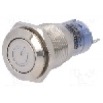 Intrerupator anti-vandalism, ON-ON, Ø16mm, ONPOW - LAS2GQF-11ZDT/R/24V/S Intrerupator anti-vandalism, ON-ON, Ø16mm, ONPOW - LAS2GQF-11ZDT/R/24V/S