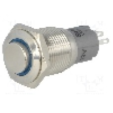 Intrerupator anti-vandalism, ON-(ON), Ø16mm, ONPOW - LAS2GQH-11E/B/12V/S/FP Intrerupator anti-vandalism, ON-(ON), Ø16mm, ONPOW - LAS2GQH-11E/B/12V/S/FP