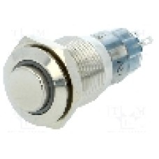 Intrerupator anti-vandalism, ON-(ON), Ø16mm, ONPOW - LAS2GQH-11E/G/12V/S/FP Intrerupator anti-vandalism, ON-(ON), Ø16mm, ONPOW - LAS2GQH-11E/G/12V/S/FP