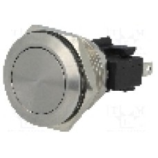 Intrerupator anti-vandalism, ON-(ON), Ø19mm, BULGIN, MP0031 Intrerupator anti-vandalism, ON-(ON), Ø19mm, BULGIN, MP0031