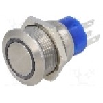 Intrerupator anti-vandalism, (ON)-ON, Ø19mm, C&K, ATP19-SL1-512-B0SA-03Q Intrerupator anti-vandalism, (ON)-ON, Ø19mm, C&K, ATP19-SL1-512-B0SA-03Q