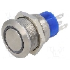 Intrerupator anti-vandalism, (ON)-ON, Ø19mm, C&K, ATP19-SL1-512-B0SA-03Q Intrerupator anti-vandalism, (ON)-ON, Ø19mm, C&K, ATP19-SL1-512-B0SA-03Q