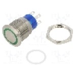 Intrerupator anti-vandalism, (ON)-ON, Ø19mm, C&K, ATP19-SL3-624-B0DA-03Q Intrerupator anti-vandalism, (ON)-ON, Ø19mm, C&K, ATP19-SL3-624-B0DA-03Q