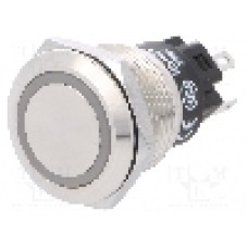 Intrerupator anti-vandalism, ON-(ON), Ø19mm, EAO, 82-5151.1124