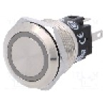 Intrerupator anti-vandalism, ON-(ON), Ø19mm, EAO, 82-5151.1154