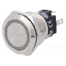 Intrerupator anti-vandalism, ON-(ON), Ø19mm, EAO, 82-5151.1154 Intrerupator anti-vandalism, ON-(ON), Ø19mm, EAO, 82-5151.1154