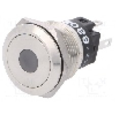 Intrerupator anti-vandalism, ON-(ON), Ø19mm, EAO, 82-5151.1214