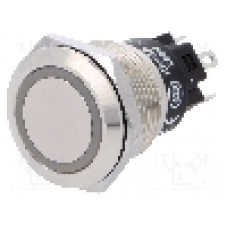 Intrerupator anti-vandalism, ON-ON, Ø19mm, EAO, 82-5151.2114