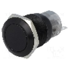 Intrerupator anti-vandalism, ON-(ON), Ø19mm, ONPOW - LAS1-AGQ-11/A