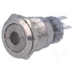 Intrerupator anti-vandalism, ON-(ON), Ø19mm, ONPOW - LAS1-AGQ-11D/Y/12V Intrerupator anti-vandalism, ON-(ON), Ø19mm, ONPOW - LAS1-AGQ-11D/Y/12V