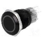 Intrerupator anti-vandalism, ON-(ON), Ø19mm, ONPOW - LAS1-AGQ-11E/G/24V/A Intrerupator anti-vandalism, ON-(ON), Ø19mm, ONPOW - LAS1-AGQ-11E/G/24V/A