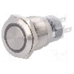 Intrerupator anti-vandalism, ON-(ON), Ø19mm, ONPOW - LAS1-AGQ-11E/O/12V Intrerupator anti-vandalism, ON-(ON), Ø19mm, ONPOW - LAS1-AGQ-11E/O/12V