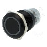 Intrerupator anti-vandalism, ON-(ON), Ø19mm, ONPOW - LAS1-AGQ-11E/R/12V/A Intrerupator anti-vandalism, ON-(ON), Ø19mm, ONPOW - LAS1-AGQ-11E/R/12V/A