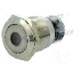 Intrerupator anti-vandalism, ON-ON, Ø19mm, ONPOW - LAS1-AGQ-11ZD/R/12V Intrerupator anti-vandalism, ON-ON, Ø19mm, ONPOW - LAS1-AGQ-11ZD/R/12V