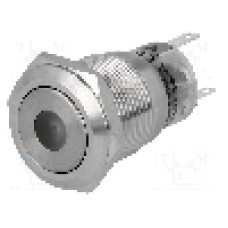 Intrerupator anti-vandalism, ON-ON, Ø19mm, ONPOW - LAS1-AGQ-11ZD/Y/24V