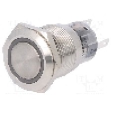 Intrerupator anti-vandalism, ON-ON, Ø19mm, ONPOW - LAS1-AGQ-11ZE/B/6V/S Intrerupator anti-vandalism, ON-ON, Ø19mm, ONPOW - LAS1-AGQ-11ZE/B/6V/S