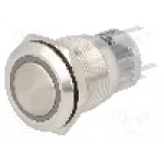 Intrerupator anti-vandalism, ON-ON, Ø19mm, ONPOW - LAS1-AGQ-11ZE/O/12V/S Intrerupator anti-vandalism, ON-ON, Ø19mm, ONPOW - LAS1-AGQ-11ZE/O/12V/S