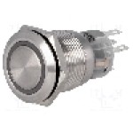 Intrerupator anti-vandalism, ON-ON, Ø19mm, ONPOW - LAS1-AGQ-11ZE/R/24V Intrerupator anti-vandalism, ON-ON, Ø19mm, ONPOW - LAS1-AGQ-11ZE/R/24V