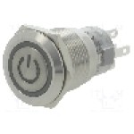 Intrerupator anti-vandalism, ON-ON, Ø19mm, ONPOW - LAS1-AGQ-11ZET/R/12V/S Intrerupator anti-vandalism, ON-ON, Ø19mm, ONPOW - LAS1-AGQ-11ZET/R/12V/S