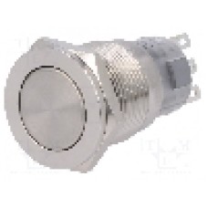 Intrerupator anti-vandalism, ON-(ON), Ø19mm, ONPOW - LAS1-AGQPF-11/S