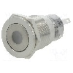 Intrerupator anti-vandalism, ON-ON, Ø19mm, ONPOW - LAS1-AGQPF-11ZD/G/24V/S