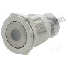 Intrerupator anti-vandalism, ON-ON, Ø19mm, ONPOW - LAS1-AGQPF-11ZD/G/24V/S