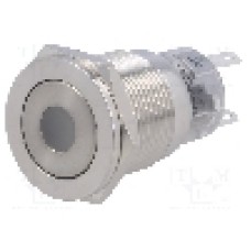 Intrerupator anti-vandalism, ON-ON, Ø19mm, ONPOW - LAS1-AGQPF-11ZD/R/24V/S