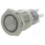 Intrerupator anti-vandalism, ON-ON, Ø19mm, ONPOW - LAS1-AGQPF-11ZE/G/12V/S Intrerupator anti-vandalism, ON-ON, Ø19mm, ONPOW - LAS1-AGQPF-11ZE/G/12V/S