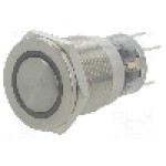 Intrerupator anti-vandalism, ON-ON, Ø19mm, ONPOW - LAS1-AGQPF-11ZE/R/12V/S Intrerupator anti-vandalism, ON-ON, Ø19mm, ONPOW - LAS1-AGQPF-11ZE/R/12V/S