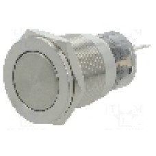 Intrerupator anti-vandalism, ON-ON, Ø19mm, ONPOW - LAS1-AGQPF-11Z/S