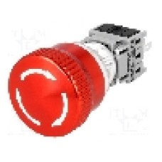 Intrerupator anti-vandalism, ON-ON, Ø19mm, ONPOW - LAS1-BGQ-11TS Intrerupator anti-vandalism, ON-ON, Ø19mm, ONPOW - LAS1-BGQ-11TS