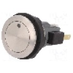 Intrerupator anti-vandalism, ON-(ON), Ø19mm, SCHURTER, 1241.6623.1122000