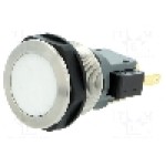 Intrerupator anti-vandalism, ON-(ON), Ø19mm, SCHURTER, 1241.7026.1121000