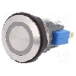 Intrerupator anti-vandalism, ON-(ON), Ø19mm, SCHURTER, 3-102-708