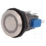 Intrerupator anti-vandalism, ON-(ON), Ø19mm, SCHURTER, 3-102-772