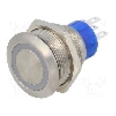 Intrerupator anti-vandalism, ON-ON, Ø22mm, C&K, ATP22-SL3-724-B0SE-03Q