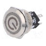 Intrerupator anti-vandalism, ON-(ON), Ø22mm, EAO, 82-6151.1134.B002 Intrerupator anti-vandalism, ON-(ON), Ø22mm, EAO, 82-6151.1134.B002