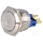 Intrerupator anti-vandalism, ON-(ON), Ø22mm, ONPOW - GQ22-11D/B/24V Intrerupator anti-vandalism, ON-(ON), Ø22mm, ONPOW - GQ22-11D/B/24V