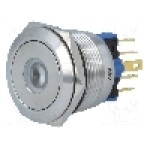 Intrerupator anti-vandalism, ON-(ON), Ø22mm, ONPOW - GQ22-11D/G/24V Intrerupator anti-vandalism, ON-(ON), Ø22mm, ONPOW - GQ22-11D/G/24V