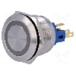 Intrerupator anti-vandalism, ON-(ON), Ø22mm, ONPOW - GQ22-11E/Y/24V Intrerupator anti-vandalism, ON-(ON), Ø22mm, ONPOW - GQ22-11E/Y/24V