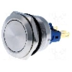 Intrerupator anti-vandalism, ON-(ON), Ø22mm, ONPOW - GQ22-11/S