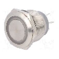 Intrerupator anti-vandalism, ON-(ON), Ø22mm, ONPOW - GQ22-11WE/RG/12V Intrerupator anti-vandalism, ON-(ON), Ø22mm, ONPOW - GQ22-11WE/RG/12V