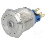 Intrerupator anti-vandalism, ON-ON, Ø22mm, ONPOW - GQ22-11ZD/G/12V Intrerupator anti-vandalism, ON-ON, Ø22mm, ONPOW - GQ22-11ZD/G/12V