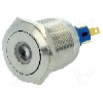 Intrerupator anti-vandalism, ON-ON, Ø22mm, ONPOW - GQ22-11ZD/R/12V Intrerupator anti-vandalism, ON-ON, Ø22mm, ONPOW - GQ22-11ZD/R/12V