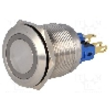 Intrerupator anti-vandalism, ON-ON, Ø22mm, ONPOW, GQ22-11ZE/R/12V, T155043