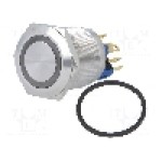 Intrerupator anti-vandalism, ON-ON, Ø22mm, ONPOW - GQ22-11ZE/Y/24V