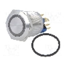 Intrerupator anti-vandalism, ON-ON, Ø22mm, ONPOW - GQ22-11ZE/Y/24V