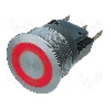 Intrerupator anti-vandalism, ON-(ON), Ø22mm, SCHURTER, 1241.6634.1181000