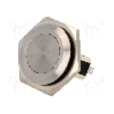 Intrerupator anti-vandalism, ON-(ON), Ø25.8mm, BULGIN, MP0038 Intrerupator anti-vandalism, ON-(ON), Ø25.8mm, BULGIN, MP0038