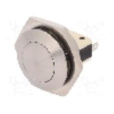 Intrerupator anti-vandalism, ON-(ON), Ø25.8mm, BULGIN, MP0038/3